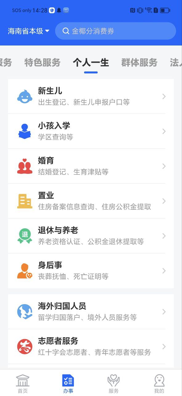 海南政務服務中心怎么用